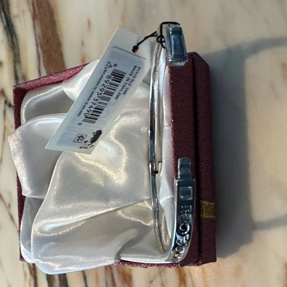 Coach Silver Logo Bangle - Picture 5 of 6